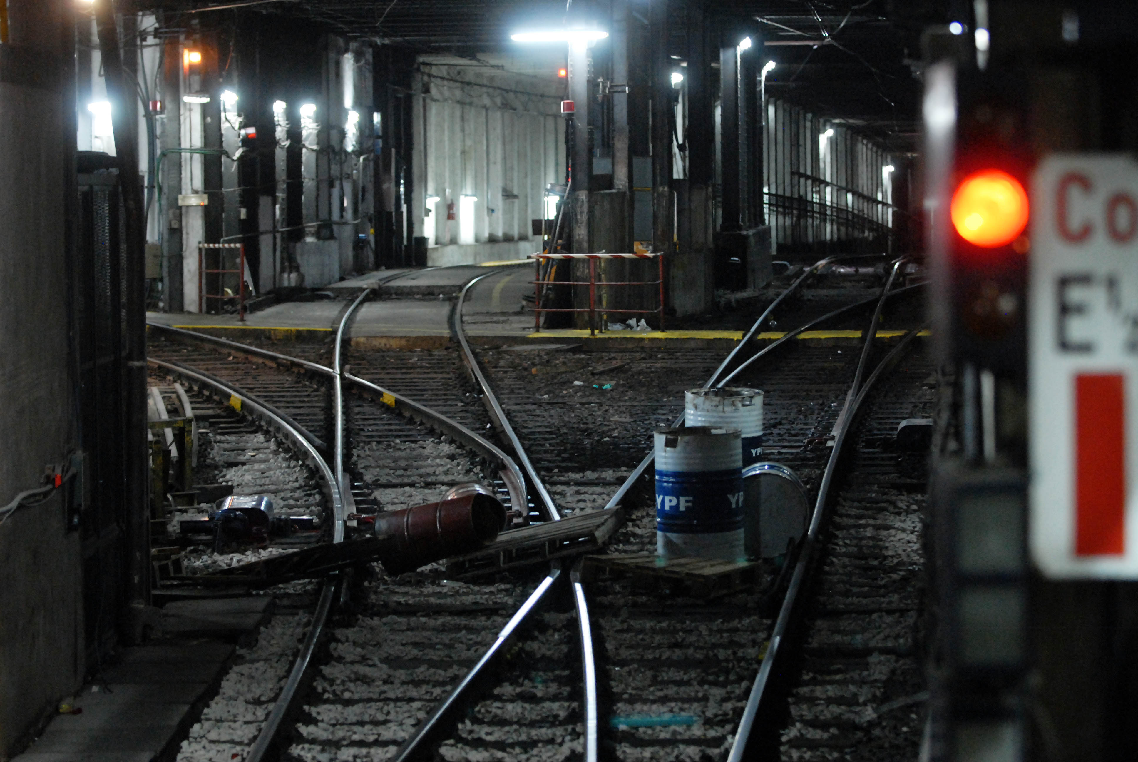 Destrozos de la UTA y Metrovías en el subte