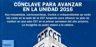 Cónclave cegetista para avanzar en la unidad 2016