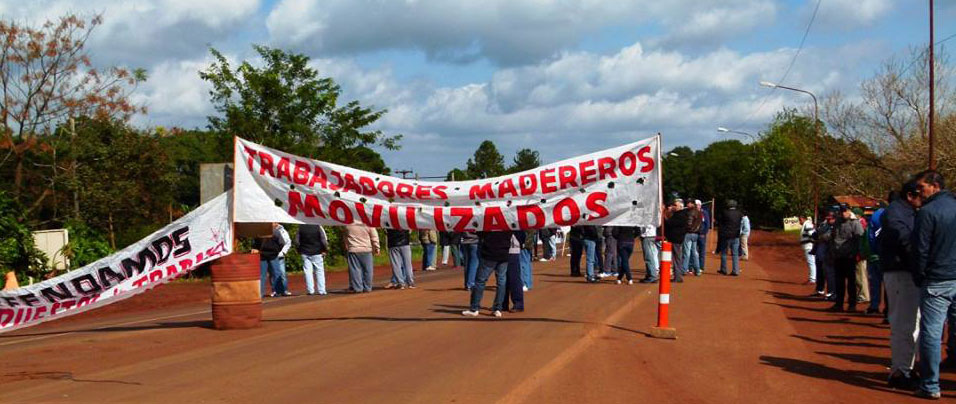 Misiones: 140 trabajadores de maderera Henter piden salvataje