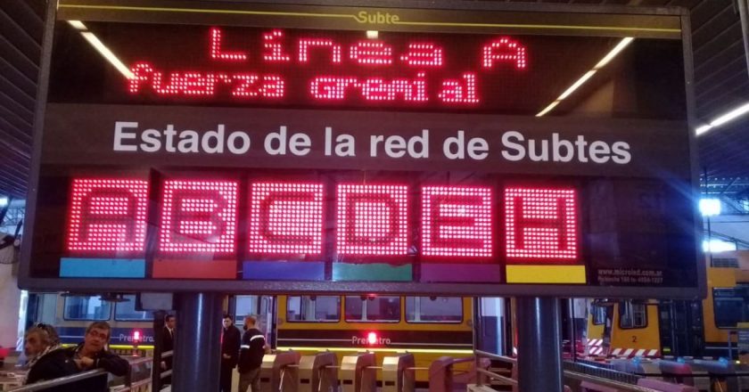 Tras el paro de subte, los metrodelegados advierten: «Esperemos no haya que tomar nuevas medidas»