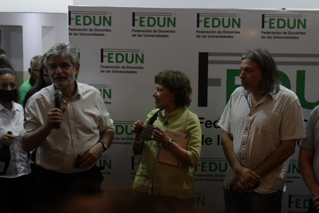 Ricci seguirá al frente de la Federación de Docentes Universitarios por otros 4 años