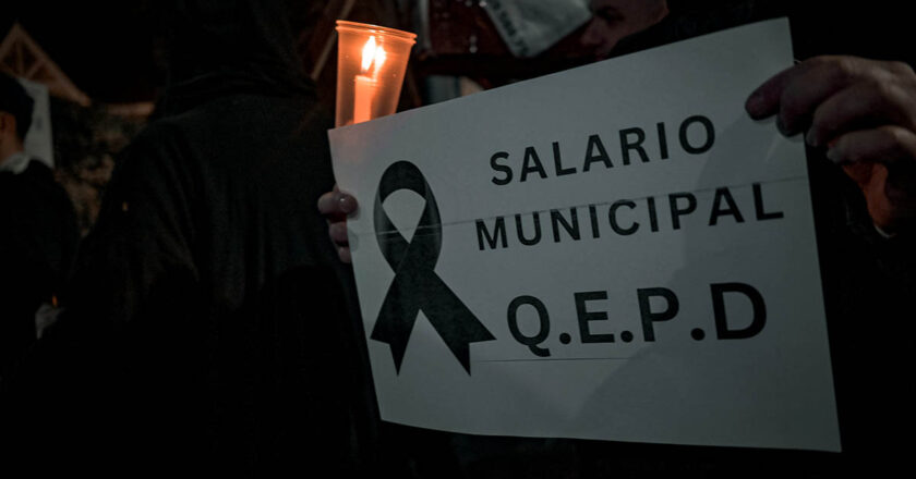 Los Municipales marplatenses «velaron» su salario y le exigieron a Montenegro la apertura de paritarias