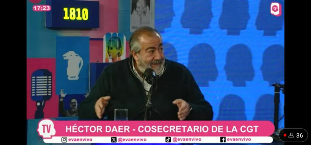 Para Héctor Daer, "la política de este gobierno no cierra con los sindicatos adentro"