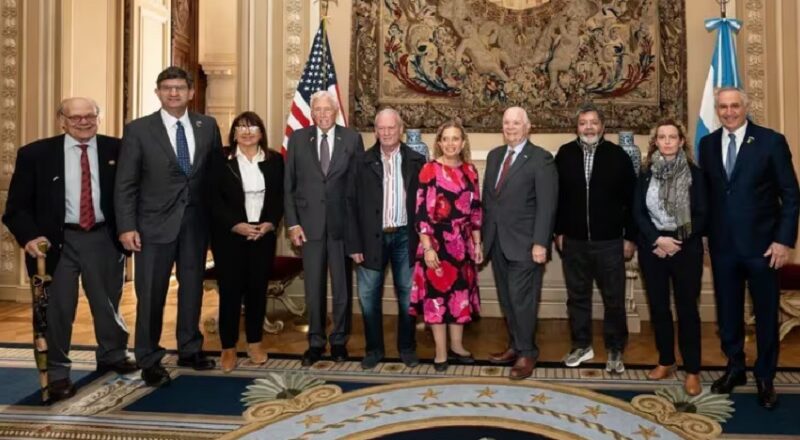 La CGT visitó al embajador de EEUU en Argentina y Gerardo Martínez destacó que «se inauguró un ciclo de buenas relaciones con el Gobierno»