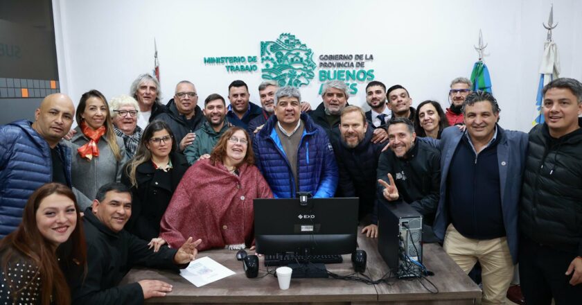 Pablo Moyano acompañó a Correa en la inauguración de la delegación del Ministerio de Trabajo bonaerense en Ezeiza