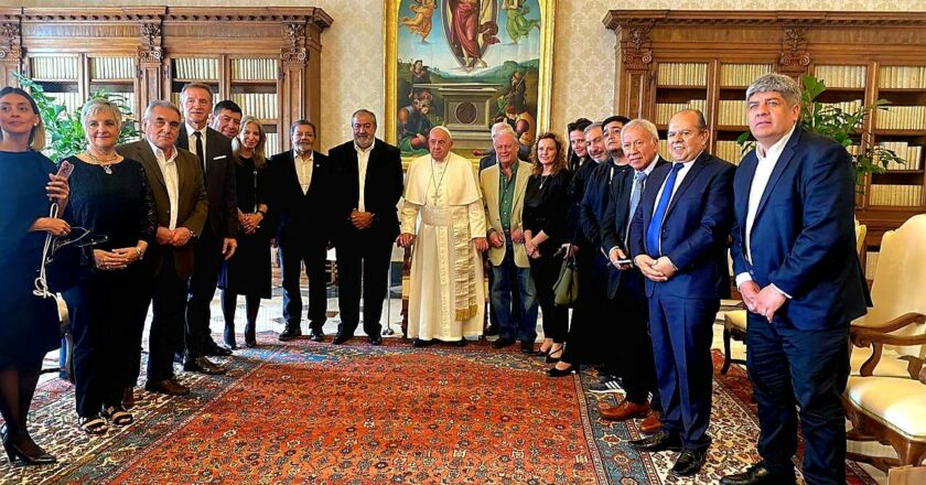 El Papa Francisco recibió a una delegación de la CGT y coincidieron en la importancia de defender la «dignificación del trabajo» desde el diálogo social