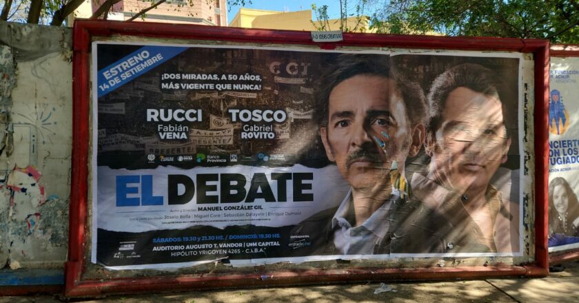 La obra de teatro «Rucci-Tosco. El debate» ya tiene fecha de estreno