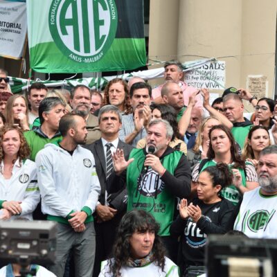 ATE para desde este martes por 36 horas y concentra en el Obelisco para movilizar al Ministerio de Sturzenegger, el cerebro del ajuste en el Estado