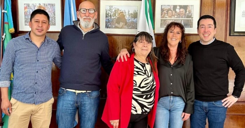 Para repasar la situación de los municipales, Fabiola Mosquera se entrevistó con el Intendente de Malvinas Argentinas, Leonardo Nardini