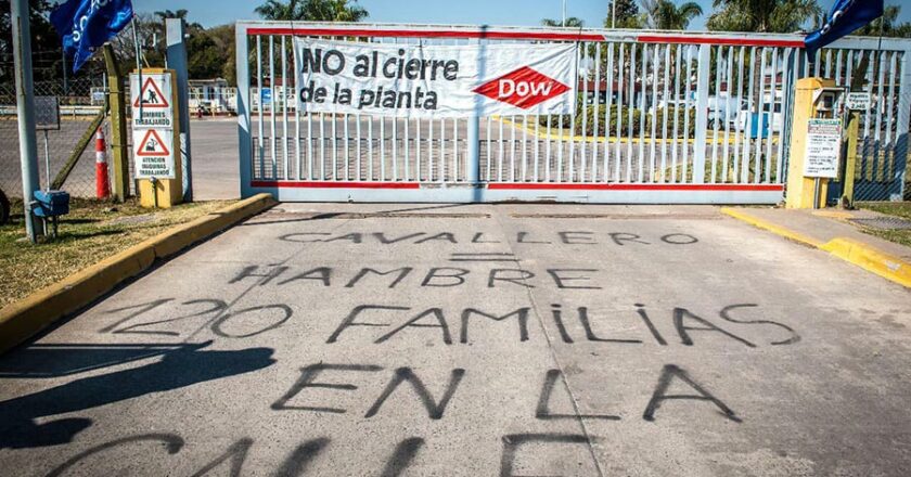 Dow Argentina cerró su planta de Puerto General San Martín y despidió a sus 120 operarios