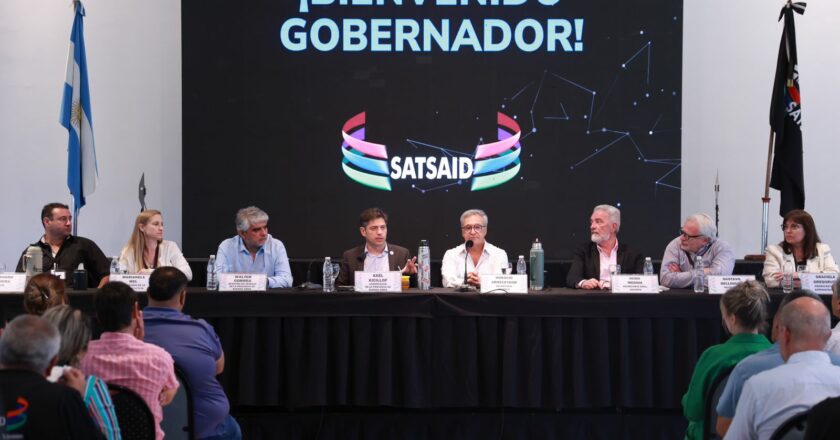 «Nuestro candidato a Presidente», la presentación de Axel Kicillof en el cierre del Congreso del Sindicato de Televisión