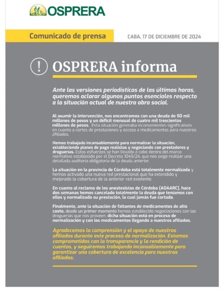 Voytenco y el Gobierno se tiran con todo por las faltas de prestaciones de salud de los peones rurales